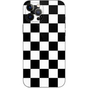 Black and White Checkered iPhone 12 Pro Max Skin