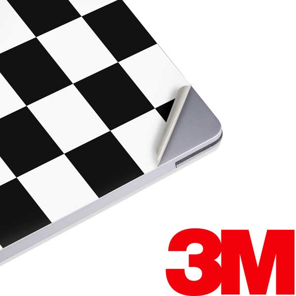 Black and White Checkered Surface Laptop 2 Skin