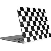 Black and White Checkered Surface Laptop Studio Skin