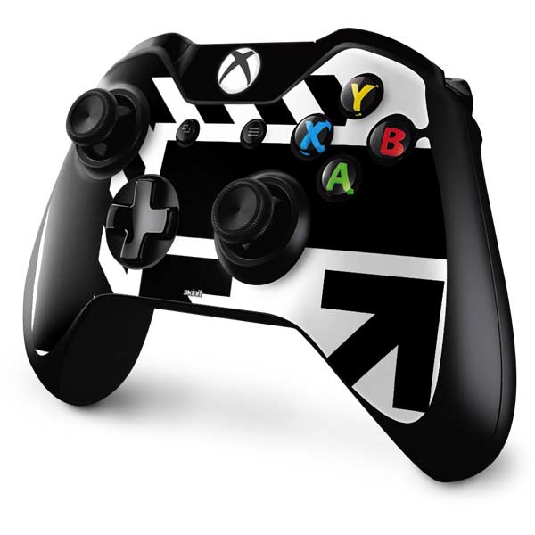 Black and White Geometric Shapes Xbox One Controller Skin
