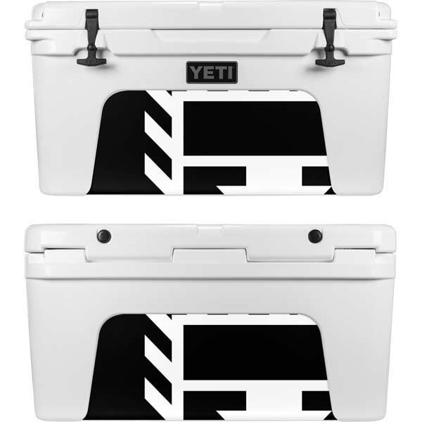 Black and White Geometric Shapes YETI Tundra 75 Hard Cooler Skin | Skinit