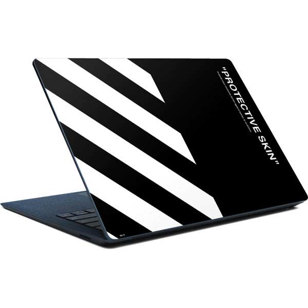 Black and White Stripes Surface Laptop Skin