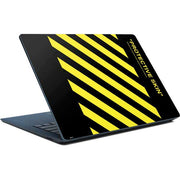 Black and Yellow Stripes Surface Laptop Skin