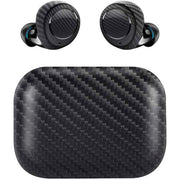 Black Carbon Fiber Specialty Texture Material Amazon Echo Buds Skin