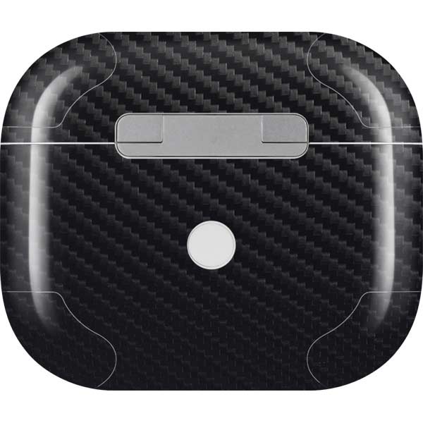 Black Carbon Fiber Specialty Texture Material Apple AirPods (3rd Gen 2021) Skin
