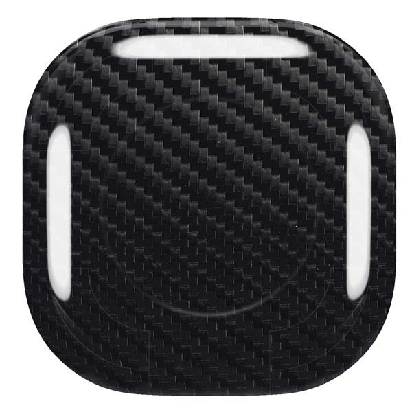 Black Carbon Fiber Specialty Texture Material Galaxy Buds Live Skin