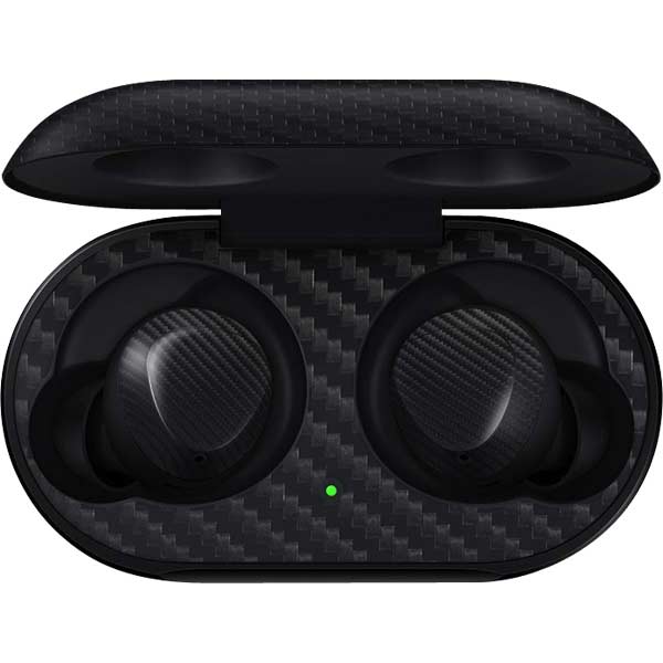 Black Carbon Fiber Specialty Texture Material Galaxy Buds Skin