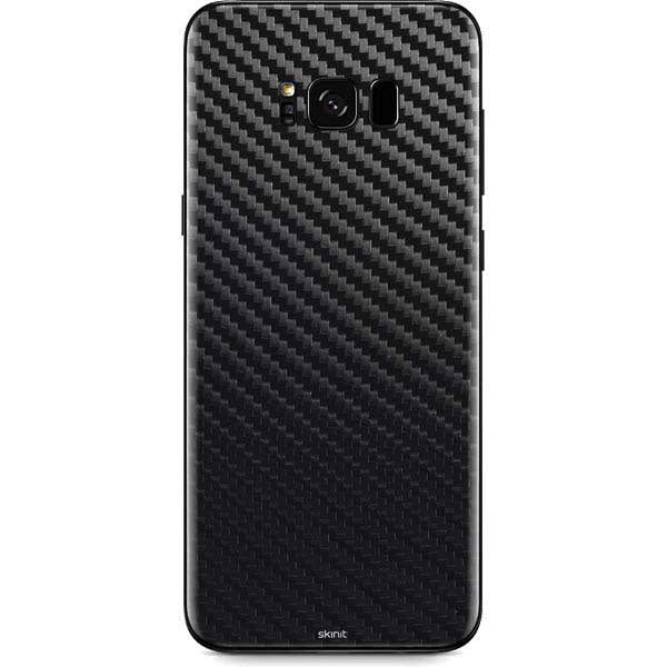 Black Carbon Fiber Specialty Texture Material Galaxy S8 Plus Skin