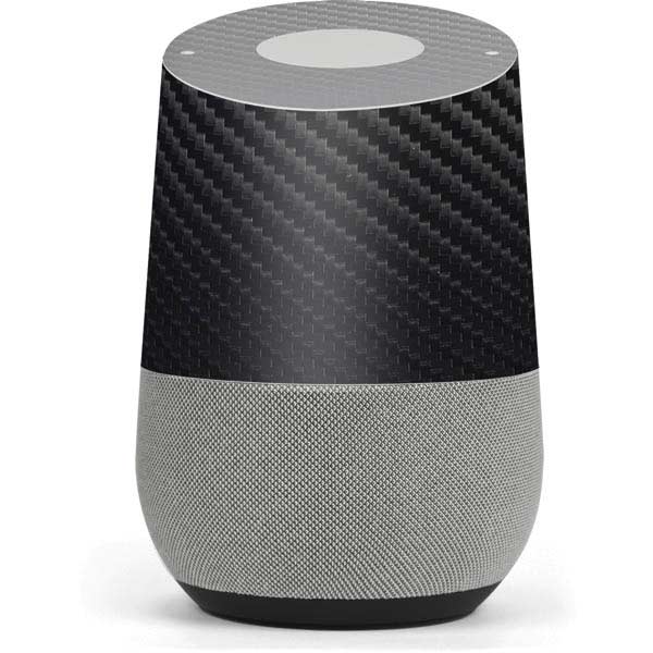 Black Carbon Fiber Specialty Texture Material Google Home Skin