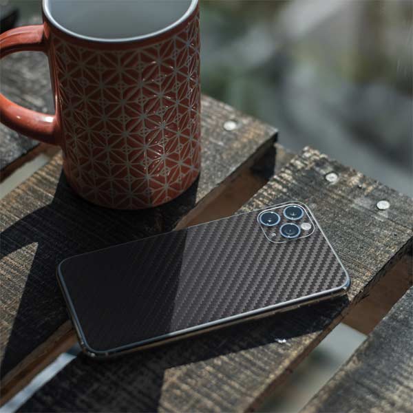 Black Carbon Fiber Specialty Texture Material iPhone 11 Pro Max Skin