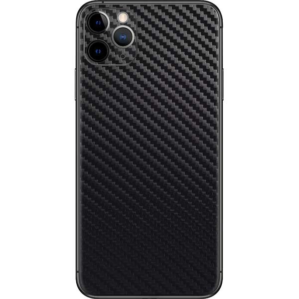 Black Carbon Fiber Specialty Texture Material iPhone 11 Pro Max Skin