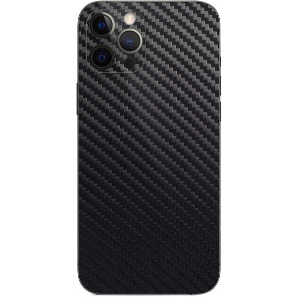 Black Carbon Fiber Specialty Texture Material iPhone 12 Pro Max Skin