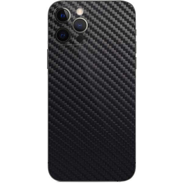 Black Carbon Fiber Specialty Texture Material iPhone 12 Pro Skin