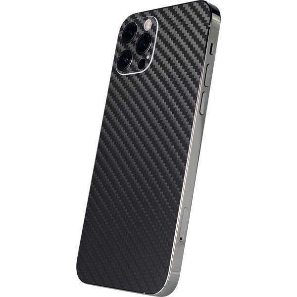 Black Carbon Fiber Specialty Texture Material iPhone 12 Pro Skin