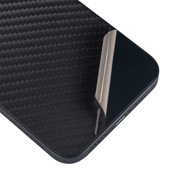 Black Carbon Fiber Specialty Texture Material iPhone 13 Mini Skin