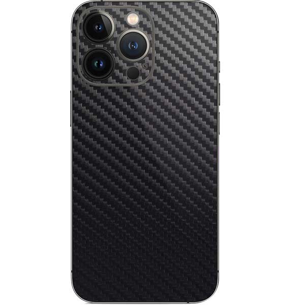 Black Carbon Fiber Specialty Texture Material iPhone 15 Pro Skin