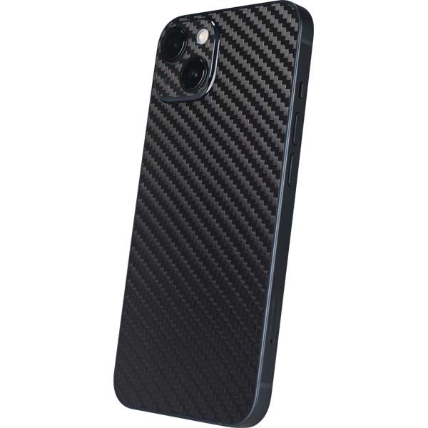Black Carbon Fiber Specialty Texture Material iPhone 15 Skin