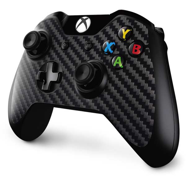 Black Carbon Fiber Specialty Texture Material Xbox One Controller Skin