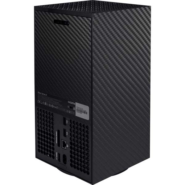Black Carbon Fiber Specialty Texture Material Xbox Series X Bundle Skin