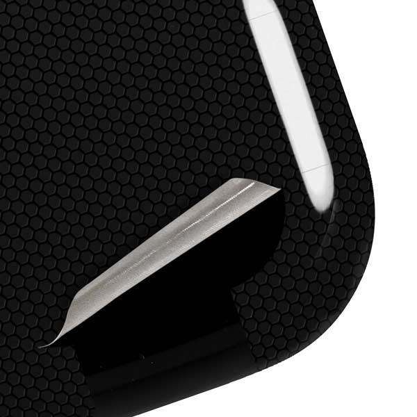 Specialty Vinyl Black Hex Texture Galaxy Buds Live Skin