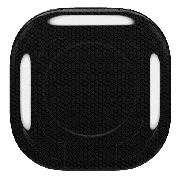 Specialty Vinyl Black Hex Texture Galaxy Buds Pro Skin
