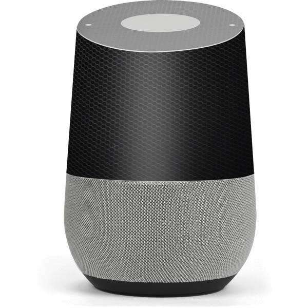 Specialty Vinyl Black Hex Texture Google Home Skin