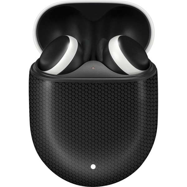 Specialty Vinyl Black Hex Texture Google Pixel Buds Skin