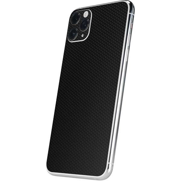 Specialty Vinyl Black Hex Texture iPhone 11 Pro Max Skin