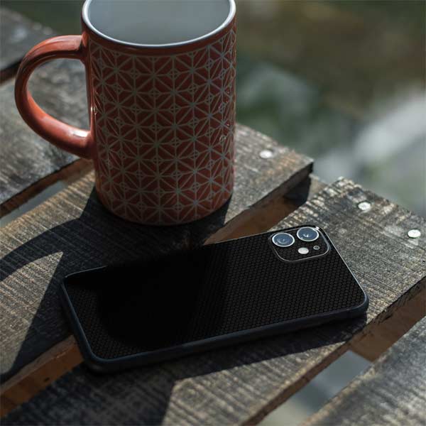 Specialty Vinyl Black Hex Texture iPhone 11 Skin