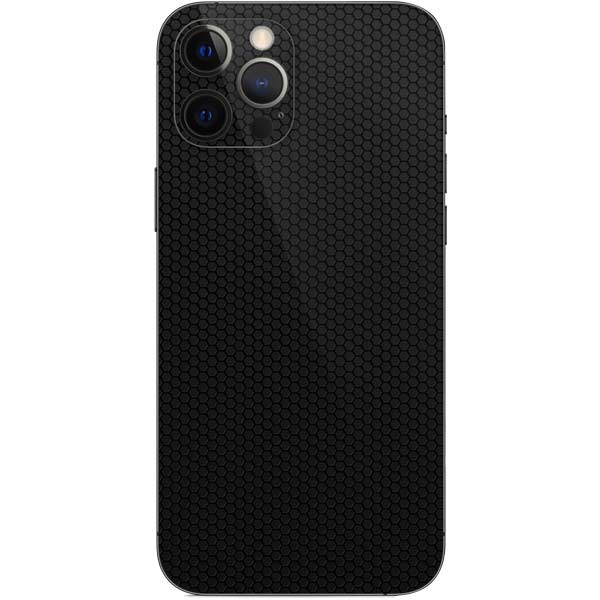 Specialty Vinyl Black Hex Texture iPhone 12 Pro Max Skin