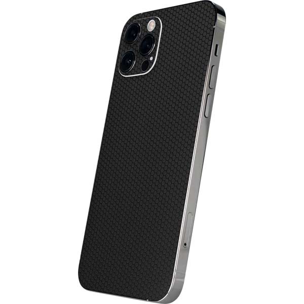 Specialty Vinyl Black Hex Texture iPhone 12 Pro Max Skin