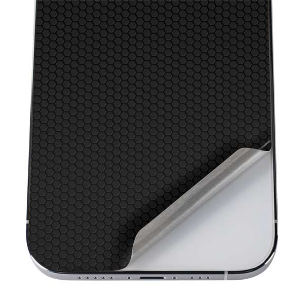 Specialty Vinyl Black Hex Texture iPhone 12 Pro Max Skin