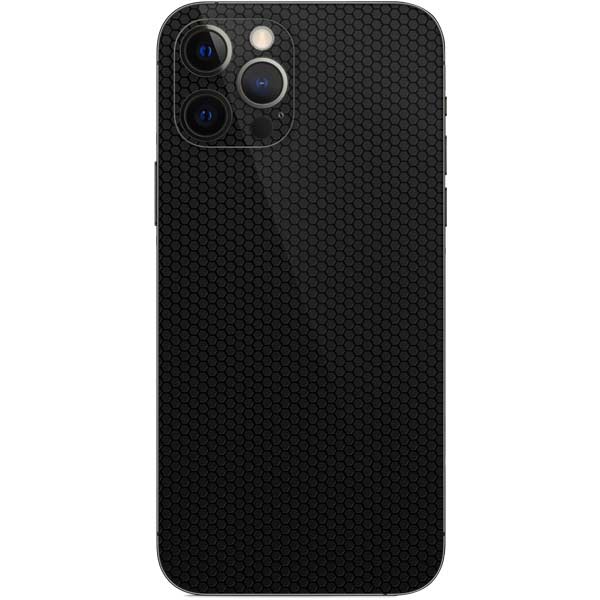 Specialty Vinyl Black Hex Texture iPhone 12 Pro Skin