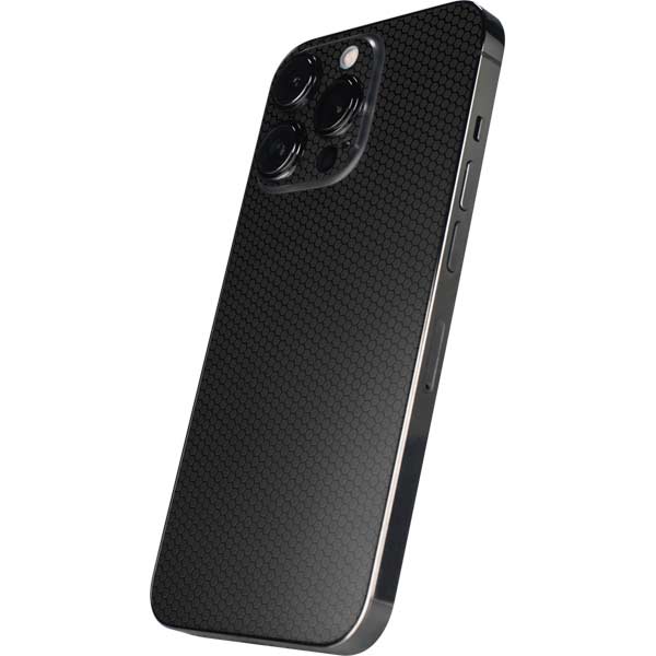 Specialty Vinyl Black Hex Texture iPhone 15 Pro Skin