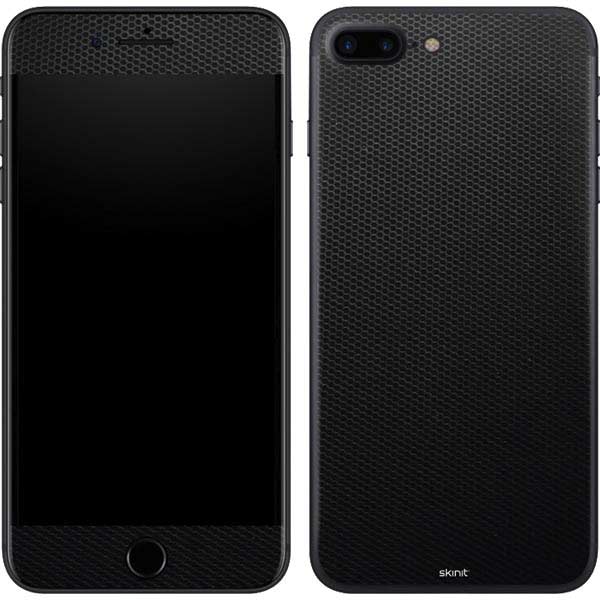 Specialty Vinyl Black Hex Texture iPhone 8 Plus Skin
