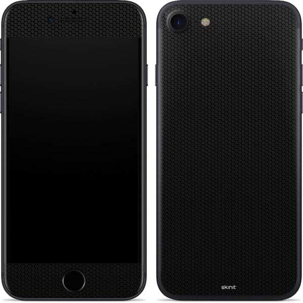 Specialty Vinyl Black Hex Texture iPhone SE (2nd & 3rd Gen) Skin