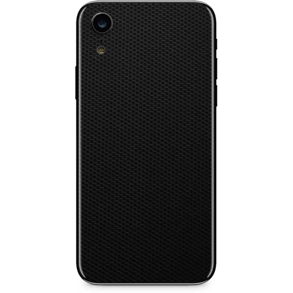 Specialty Vinyl Black Hex Texture iPhone XR Skin