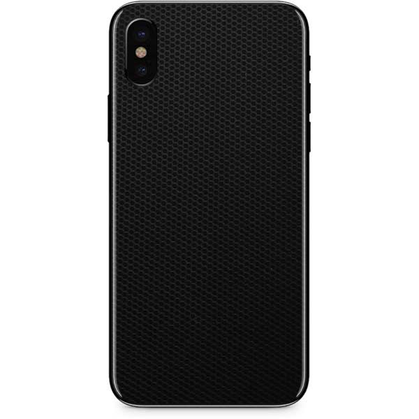 Specialty Vinyl Black Hex Texture iPhone XS Max Skin