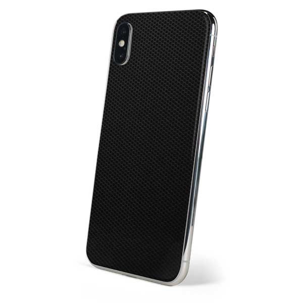 Specialty Vinyl Black Hex Texture iPhone XS Skin
