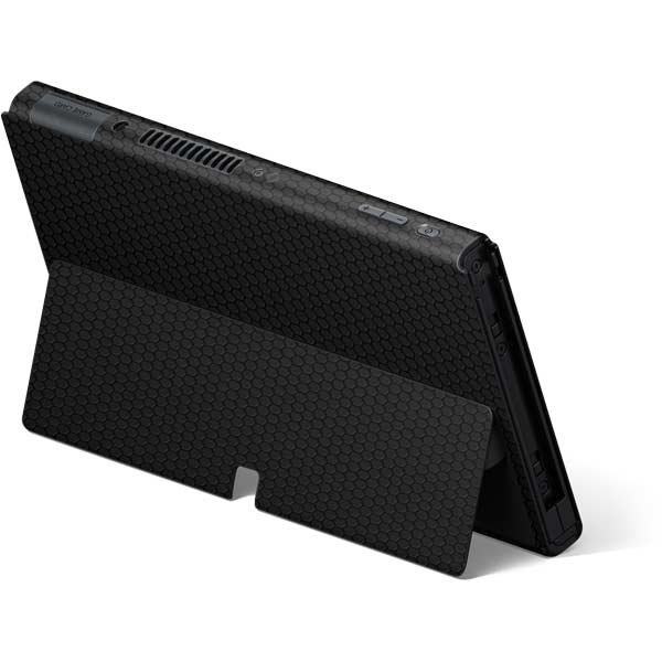 Specialty Vinyl Black Hex Texture Nintendo Switch OLED (2021) Skin