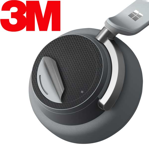 Specialty Vinyl Black Hex Texture Surface Headphones Skin