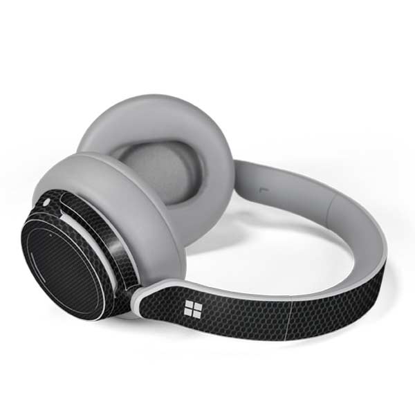 Specialty Vinyl Black Hex Texture Surface Headphones Skin
