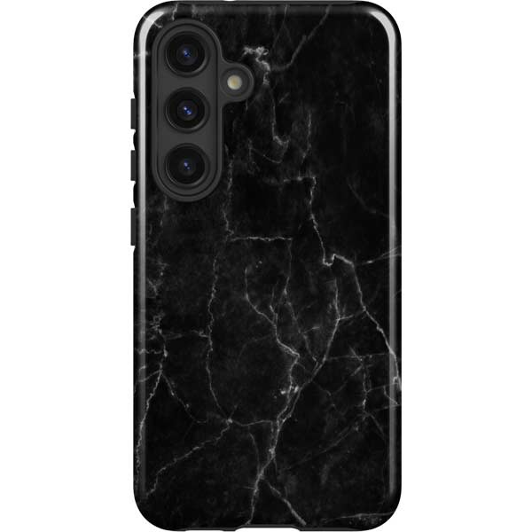 Black Marble Galaxy S24 Plus Impact Case