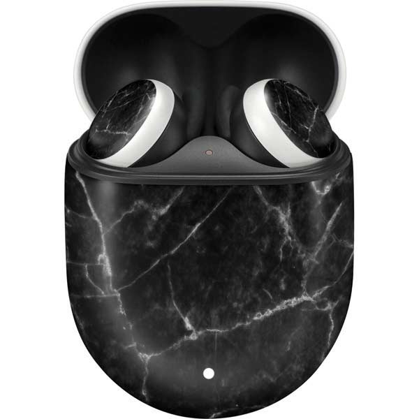 Black Marble Google Pixel Buds Skin