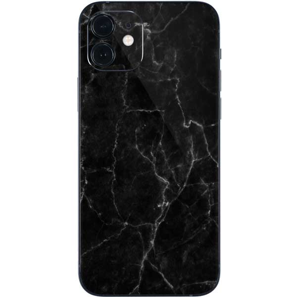 Black Marble iPhone 12 Mini Skin