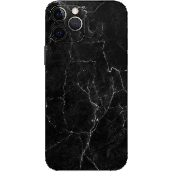 Black Marble iPhone 12 Pro Skin