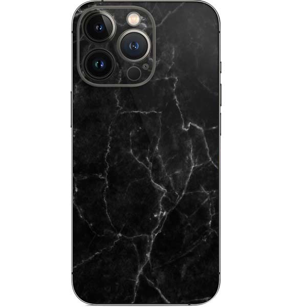 Black Marble iPhone 13 Pro Skin