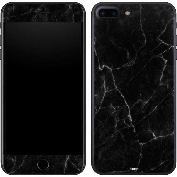 Black Marble iPhone 8 Plus Skin