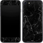Black Marble iPhone SE (2nd & 3rd Gen) Skin