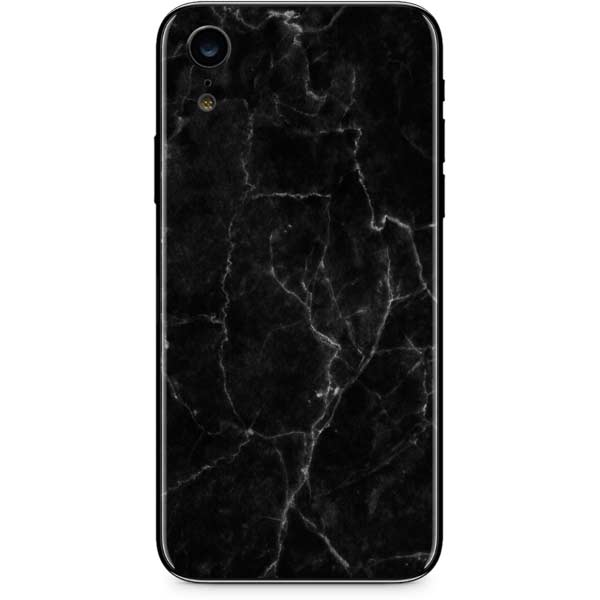 Black Marble iPhone XR Skin